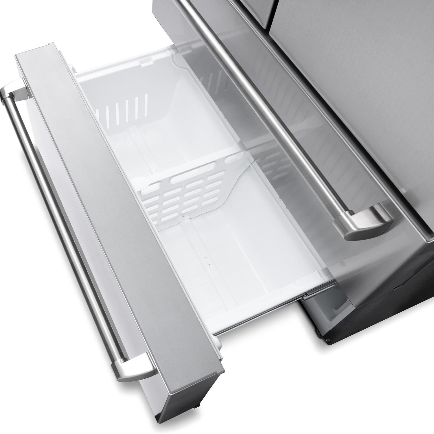 Thor Kitchen TRF3602 36 Inch Professional French Door Refrigerator With Freezer Drawers