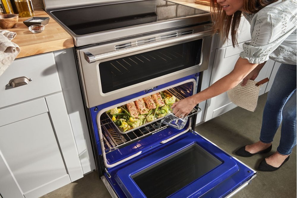 Kitchenaid KFID500ESS 30-Inch 4-Element Induction Double Oven Convection Range - Stainless Steel