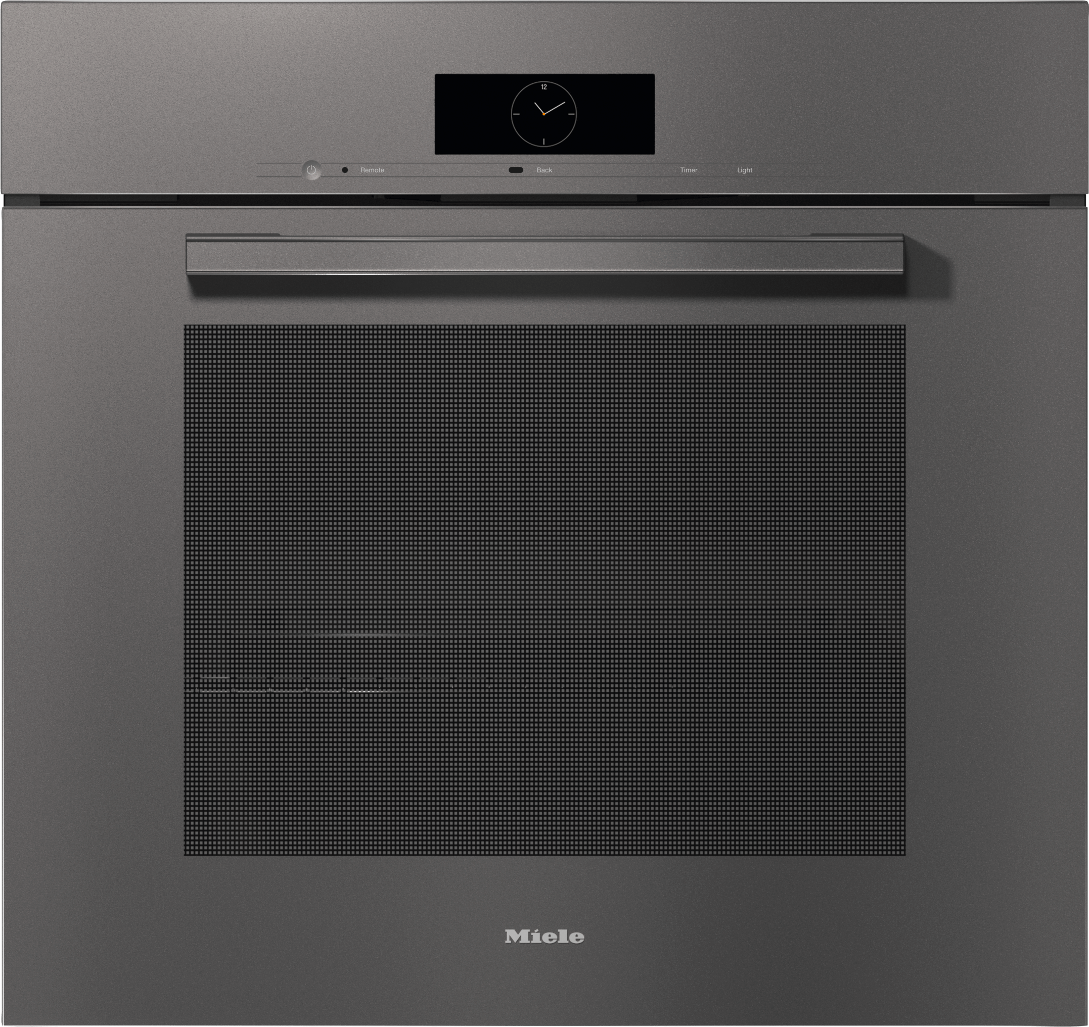 Miele H7880BP GREY 30 Inch Convection Oven In A Combinable Design With Wireless Precision Probe.