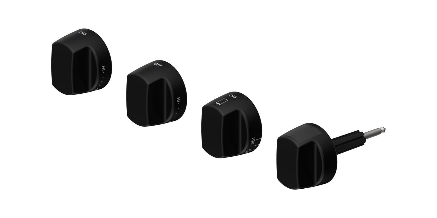 Wolf 9015760 48" And 60" Dual Fuel Black Knobs