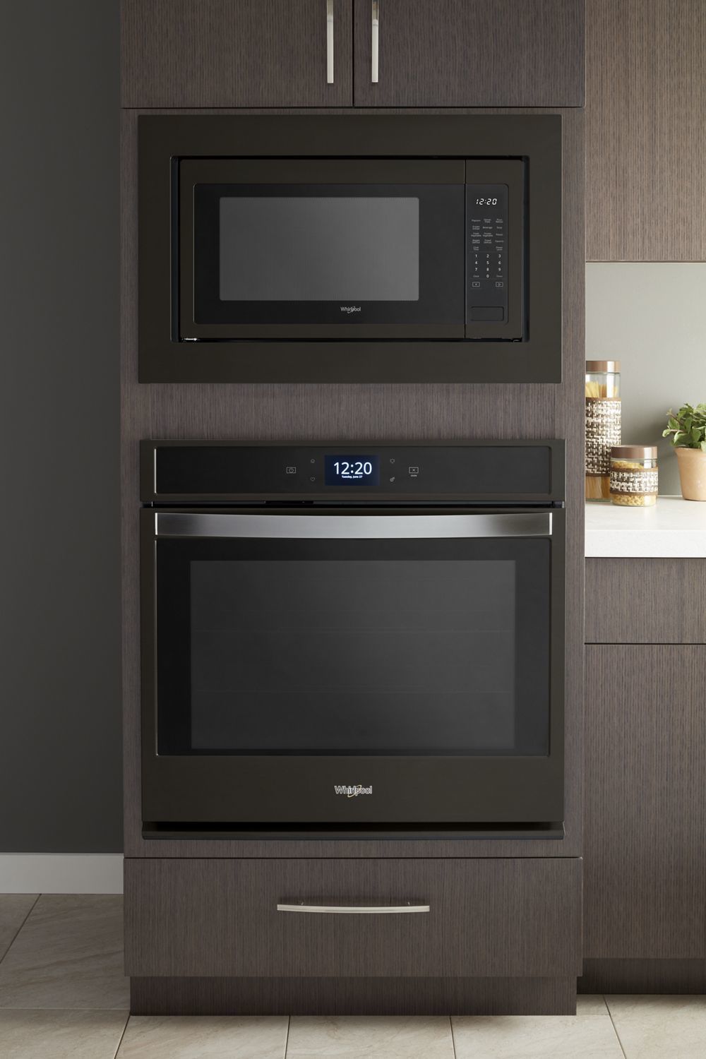 Kitchenaid MK2220AV 30 In. Microwave Trim Kit Black Stainless