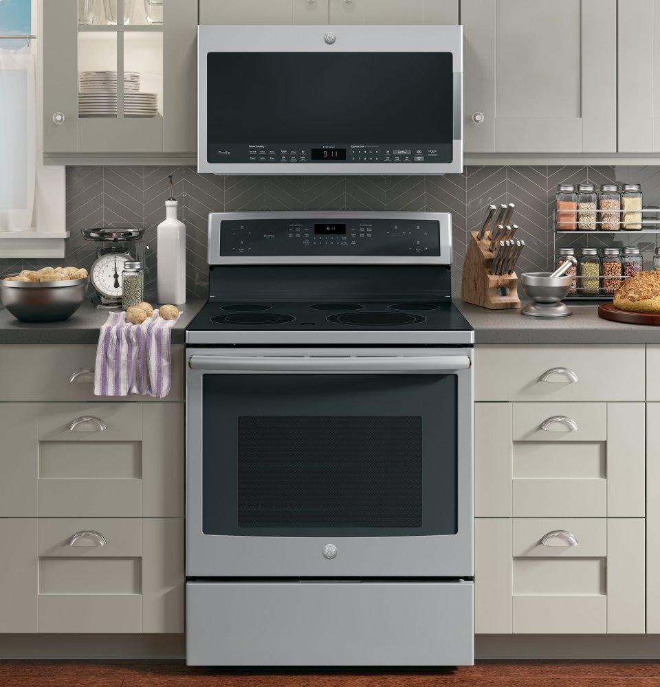 Ge Appliances PVM9005SJSS Ge Profile™ 2.1 Cu. Ft. Over-The-Range Sensor Microwave Oven