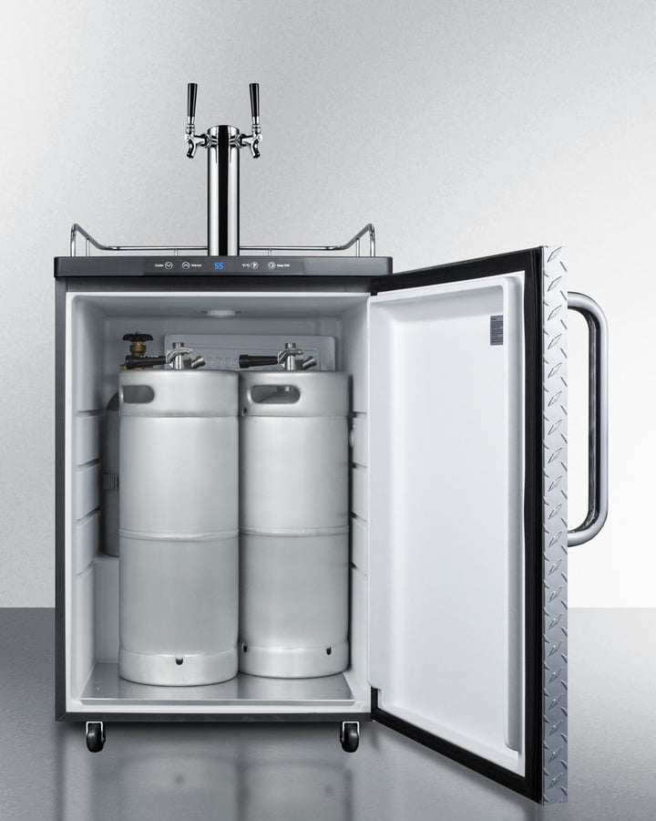 Summit SBC635MDPLTWIN 24" Wide Kegerator