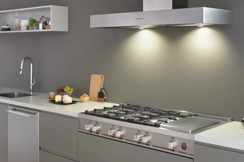 Bertazzoni MAST366RTBXT 36 Gas Rangetop 6 Brass Burners Stainless Steel