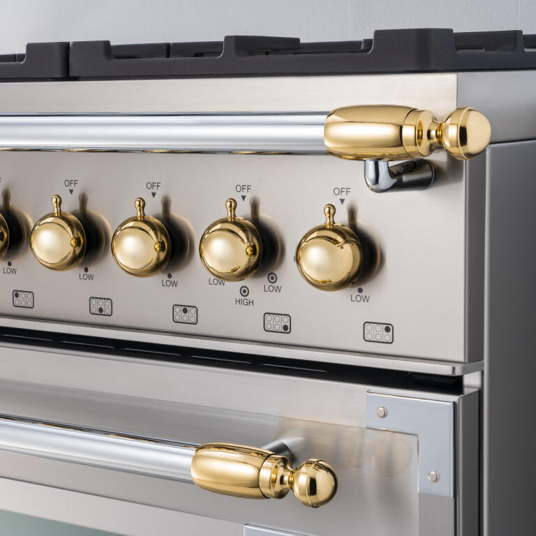 Bertazzoni DS1HERTGO Heritage Decor Set 1 - Gold Finish