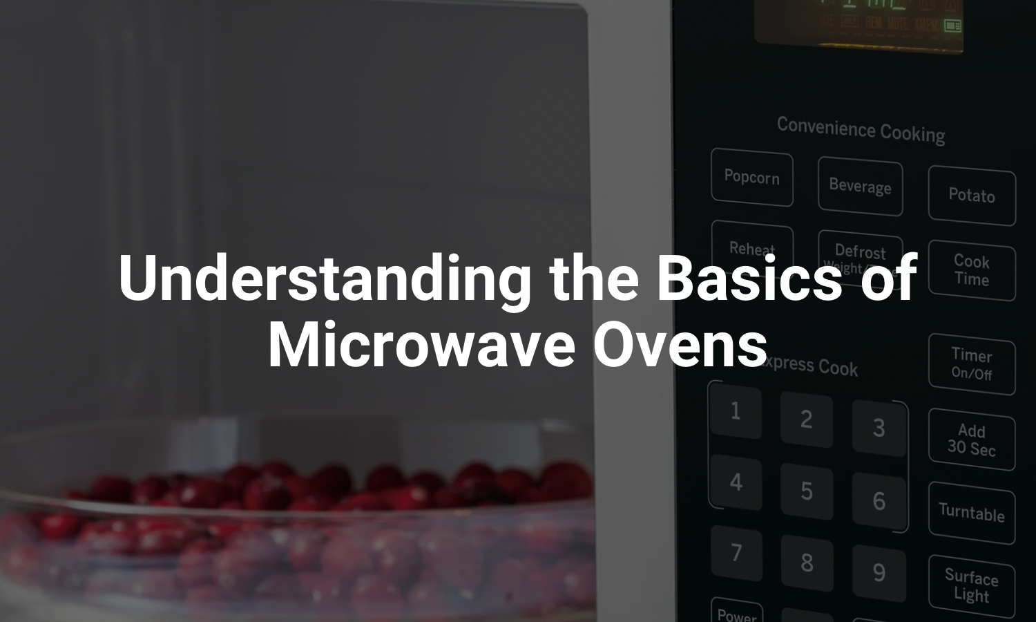 Understanding the Basics of Microwave Ovens
