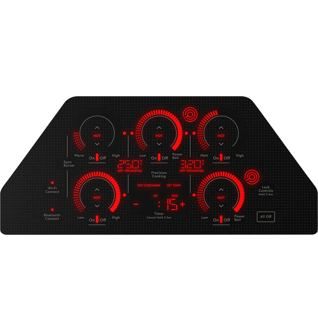 Cafe CEP90361TBB Café™ 36" Touch-Control Electric Cooktop