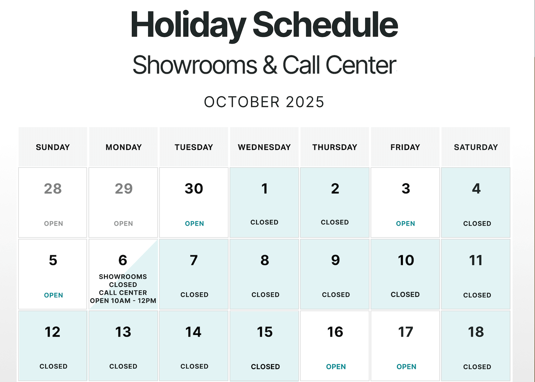 calendar