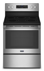 Maytag MER7700LZ Electric Range With Air Fryer And Basket - 5.3 Cu. Ft.