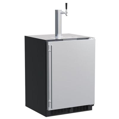 Marvel MLKR224SSA1A 24-In Built-In Dispenser With Single Beer & Beverage Tap With Door Style - Stainless Steel, Dispenser Type - Single Beer