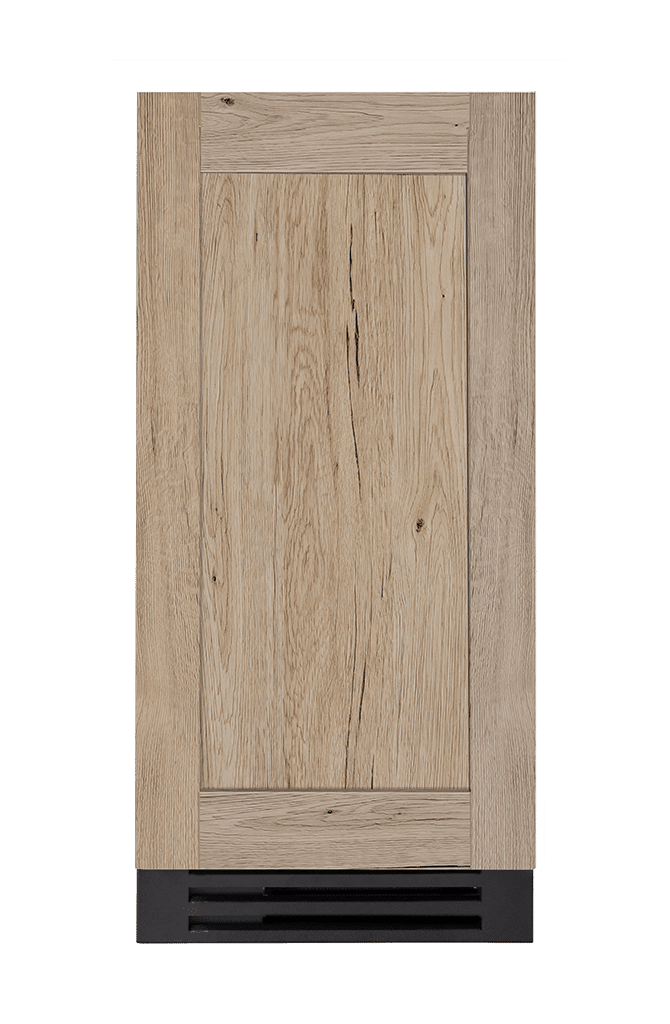 True Residential TUI15ROPD 15 Inch Overlay Panel Door Right Hinge Clear Ice Machine