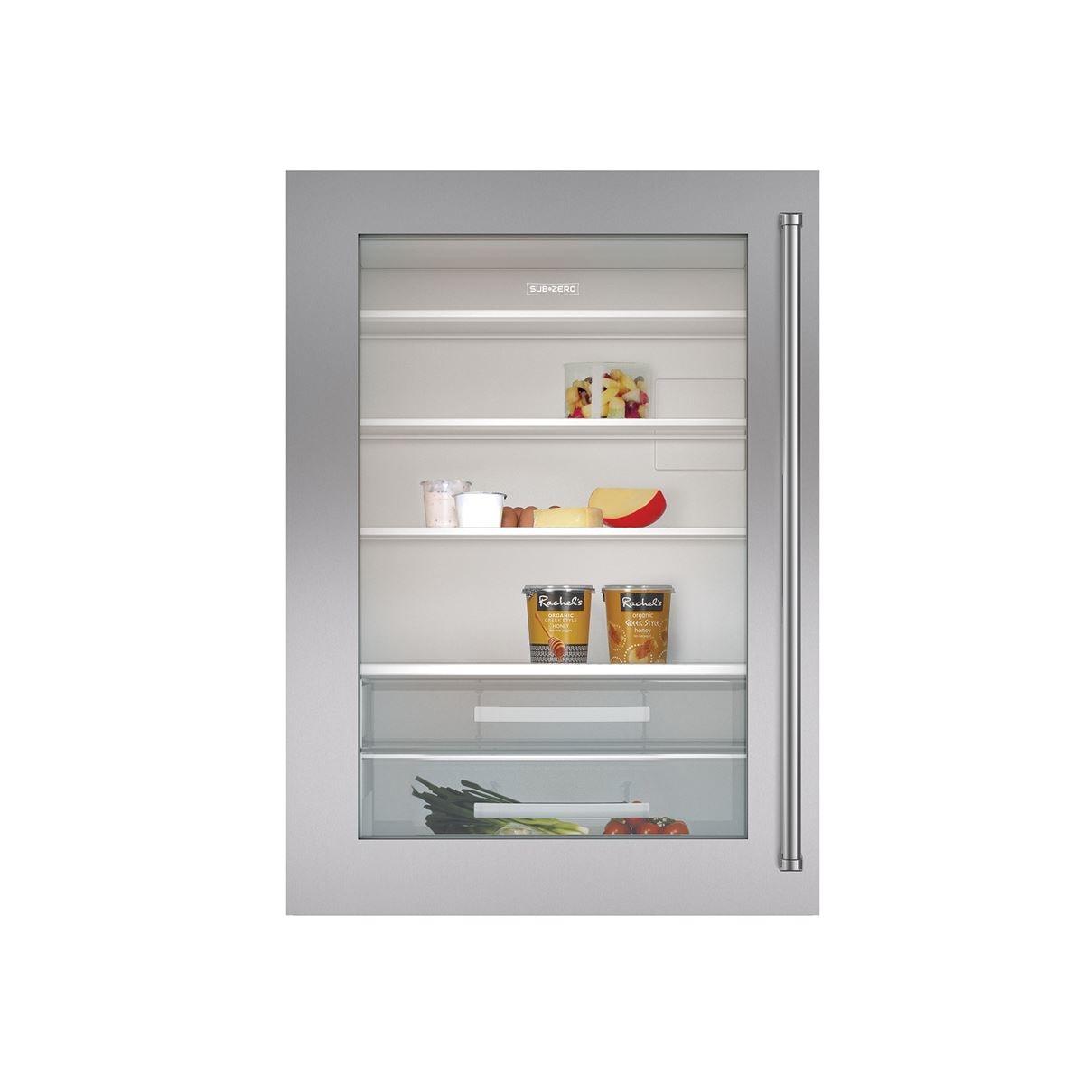 Sub-Zero 9038360 Stainless Steel Flush Inset Door Panel With Pro Handle