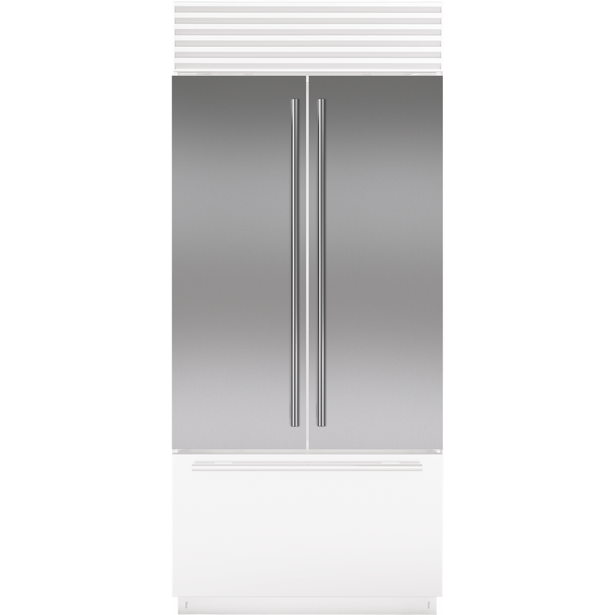 Sub-Zero 9038371 Stainless Steel Flush Inset Door Panel With Tubular Handle