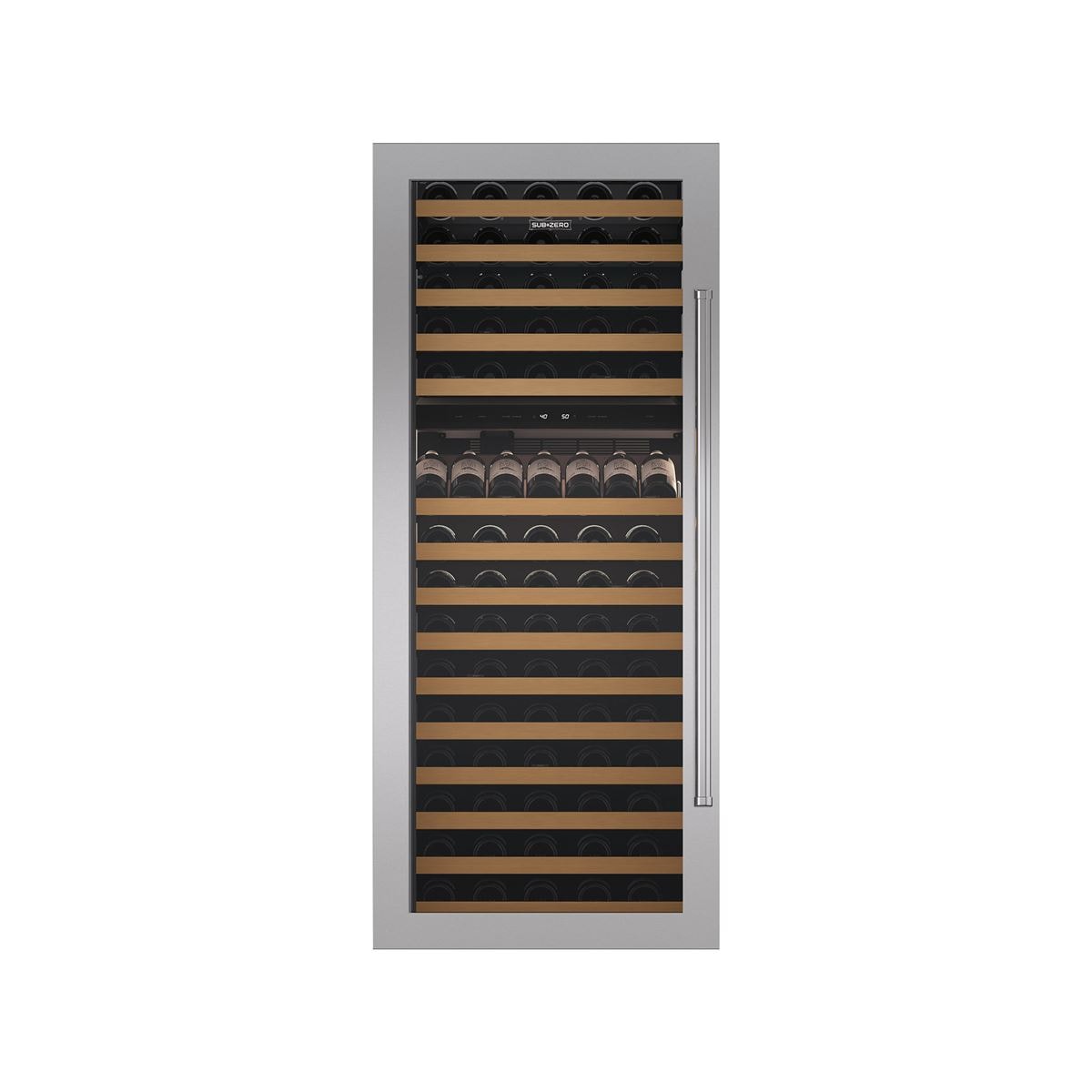 Sub-Zero 9038447 Stainless Steel Flush Inset Door Panel With Pro Handle