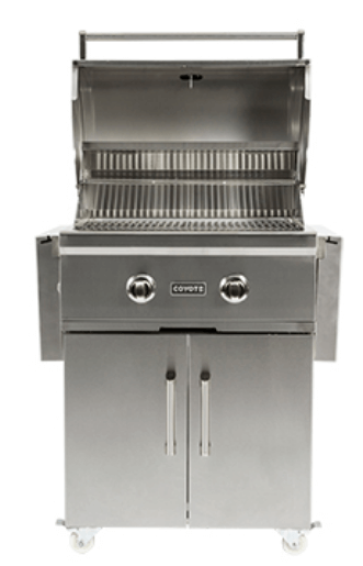 Coyote CCX2LPFS1 Coyote Freestanding Liquid Propane Gas Grill With Cart- 57
