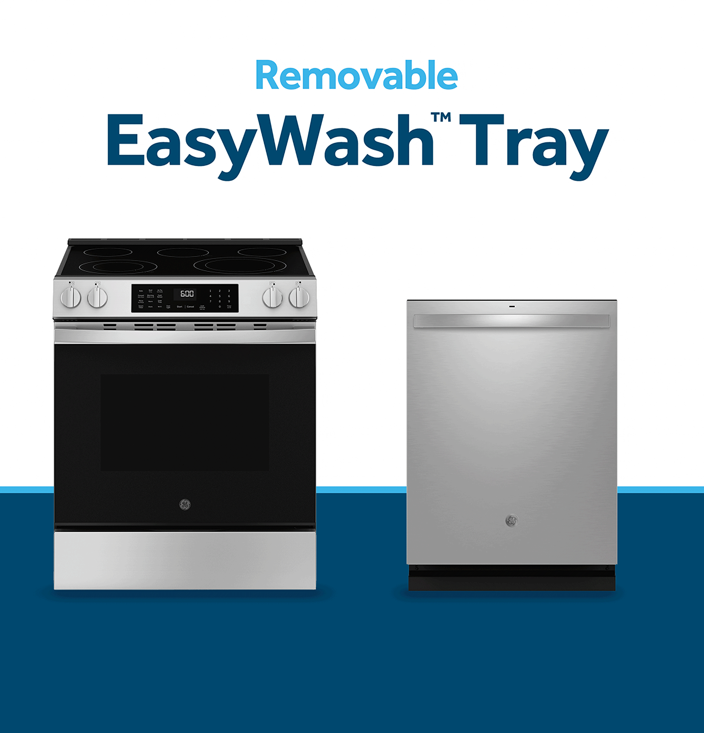 Ge Appliances GGF600AVWW Ge® 30" Free-Standing Gas Convection Range With No Preheat Air Fry And Easywash™ Oven Tray