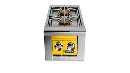 Lynx LSB22CALP Built-In Double Side Burners - California Poppy