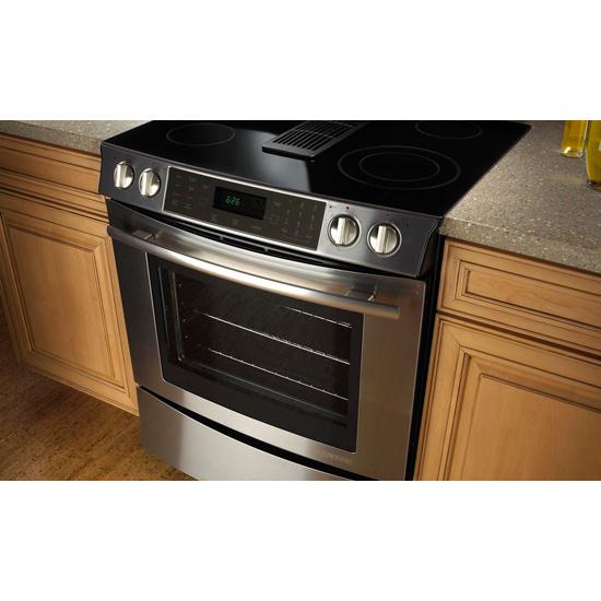 Jennair JES9800CAB Slide-In Electric Downdraft Range With Convection, 30