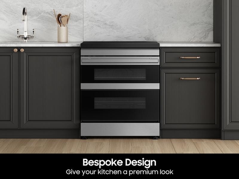 Samsung NSI6DG9550SR Bespoke Smart Slide-In Induction Range 6.3 Cu. Ft. With Flex Duo™ & Ambient Edge Lighting™ In Stainless Steel