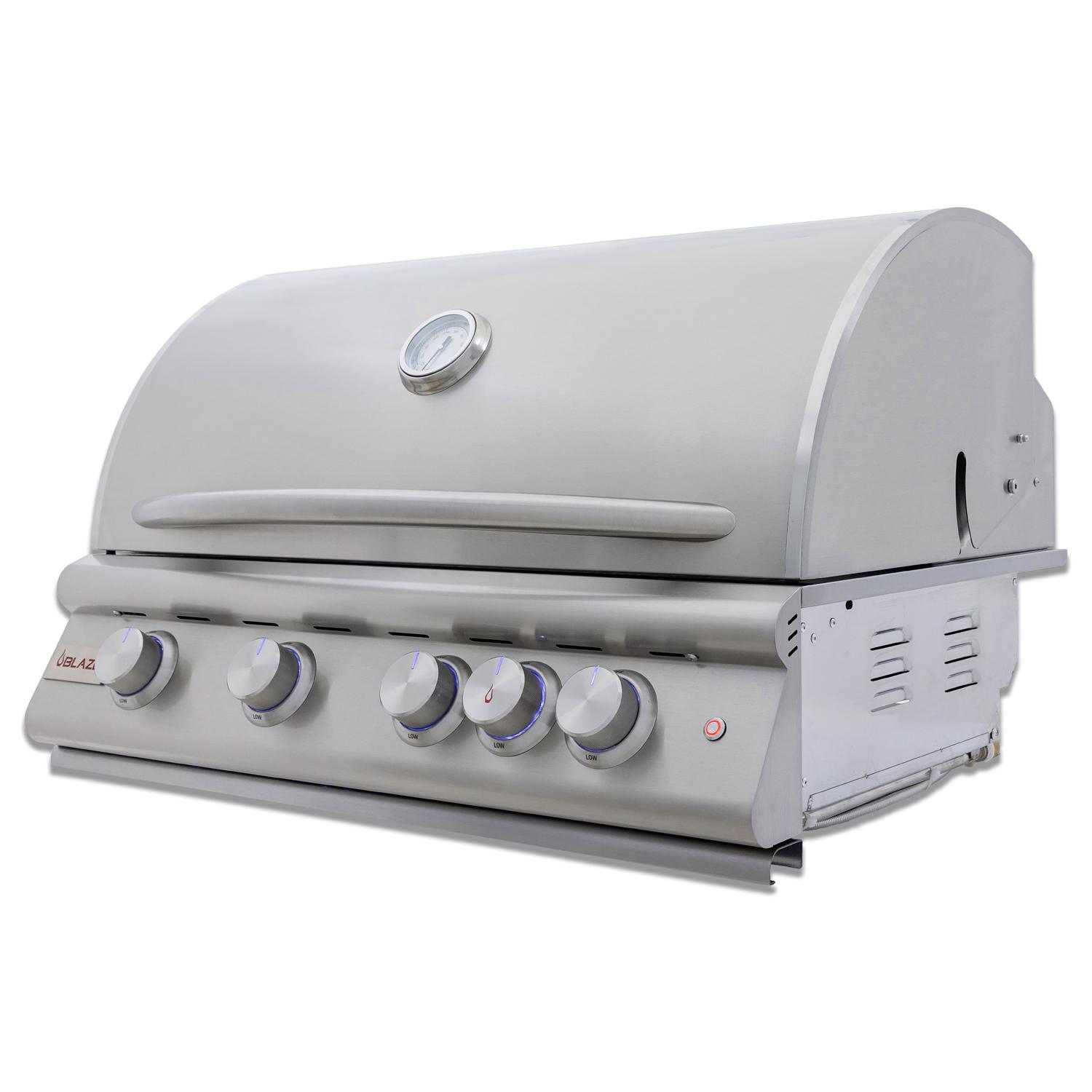 Blaze Grills BLZ4LTE3LP Blaze 32-Inch 4-Burner Premium Lte+ Gas Grill With Rear Burner And Built-In Lighting System, With Fuel Type - Propane