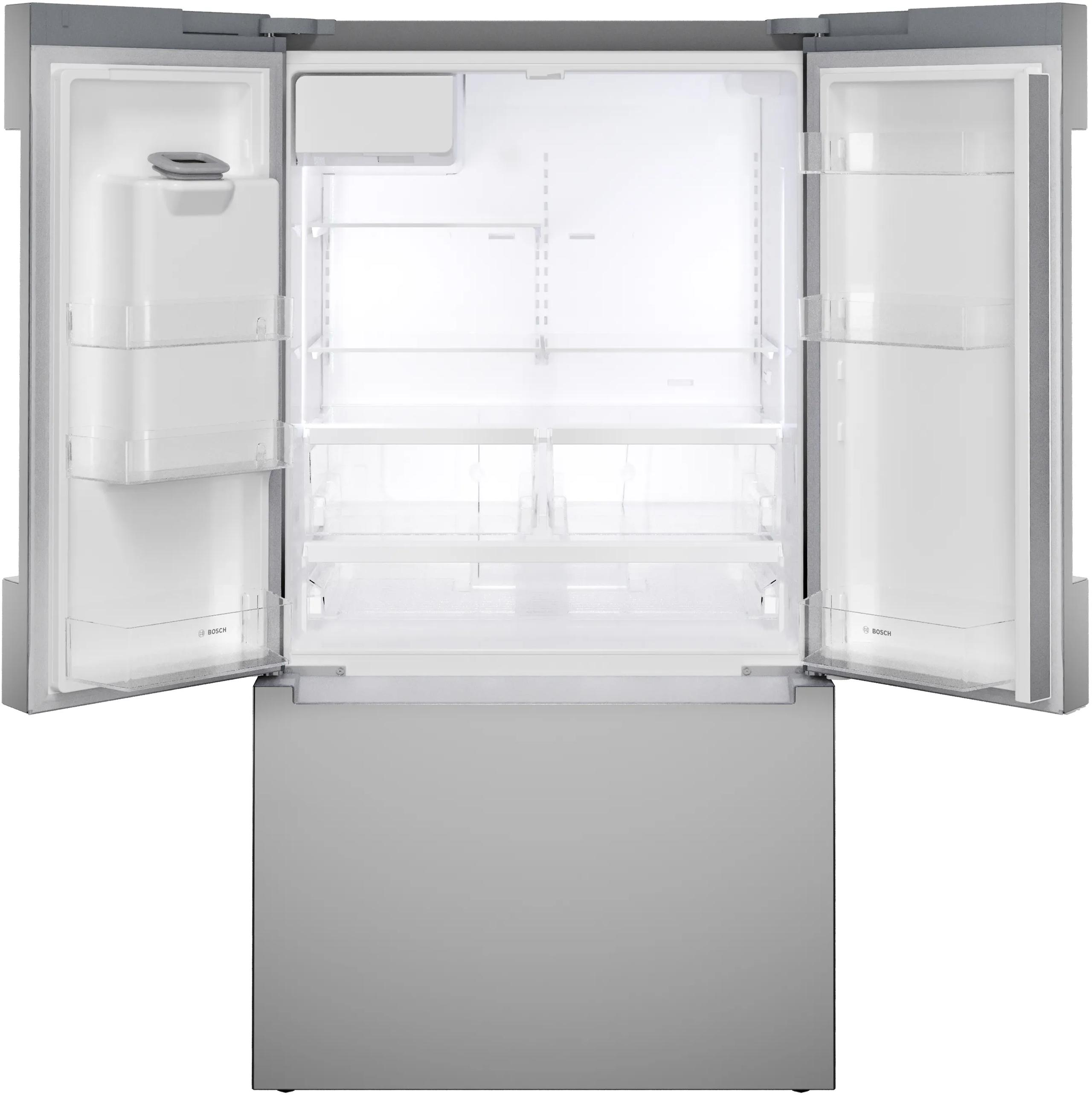 Bosch B36CD10ENS 100 Series French Door Bottom Mount Refrigerator 36