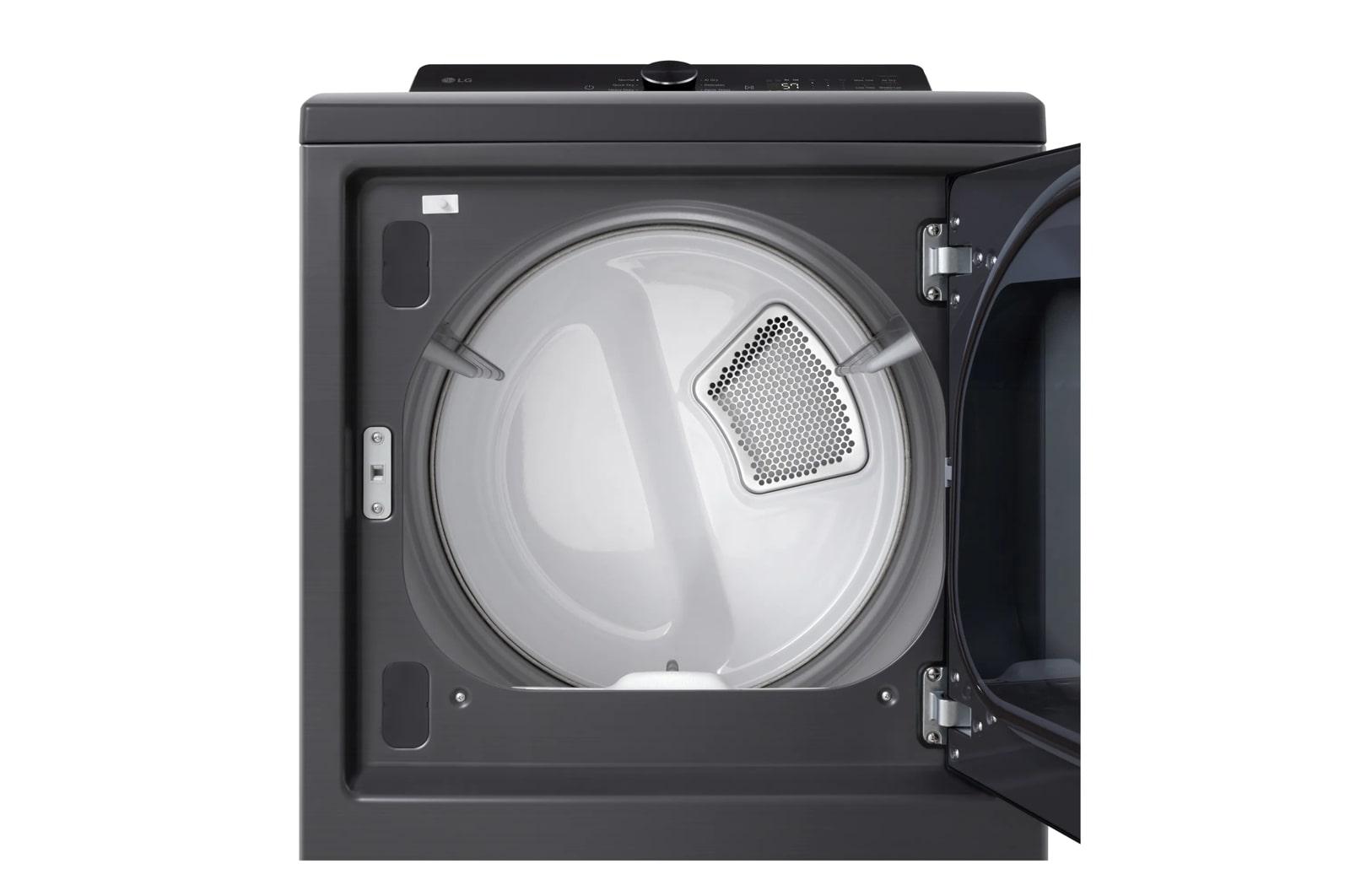 Lg DLE8200L 7.3 Cu. Ft. Ultra Large Capacity Rear Control Electric Dryer With Ai Sensing And Thinq® Smart Features