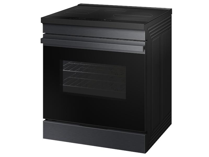 Samsung NSI6DG9100MT Bespoke 6.3 Cu. Ft. Smart Slide-In Induction Range With Anti-Scratch Glass Cooktop In Matte Black Steel