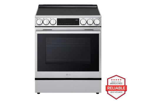 Lg LSEL6335XE 6.3 Cu. Ft. Smart Electric Slide-In Range With Instaview®, Probake Convection®, And Air Fry