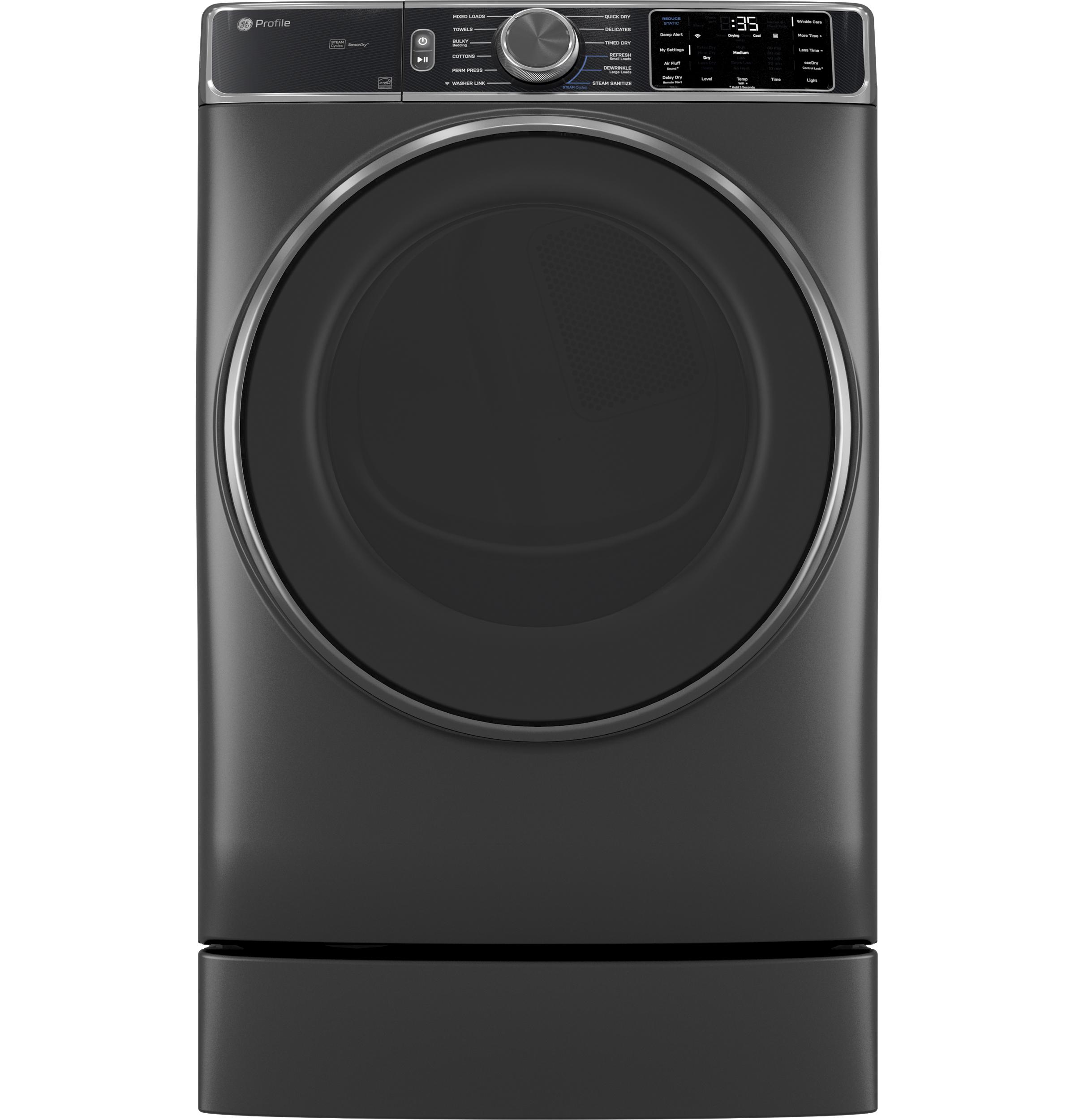 Ge Appliances PFD95ESPWDS Ge Profile™ Energy Star® 7.8 Cu. Ft. Capacity Smart Front Load Electric Dryer With Steam And Sanitize Cycle