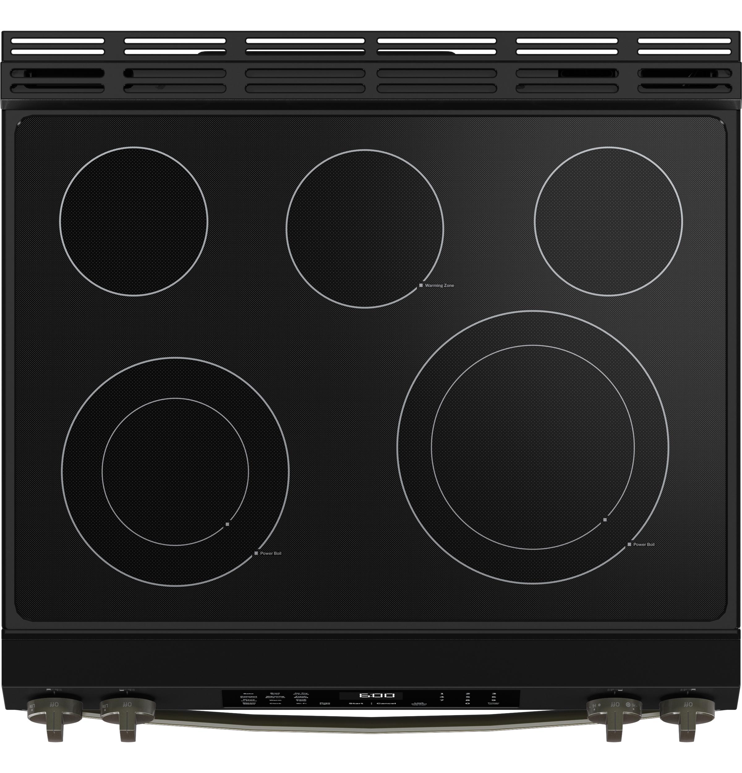 Ge Appliances GRS600AVDS Ge® 30" Slide-In Electric Convection Range With No Preheat Air Fry And Easywash™ Oven Tray
