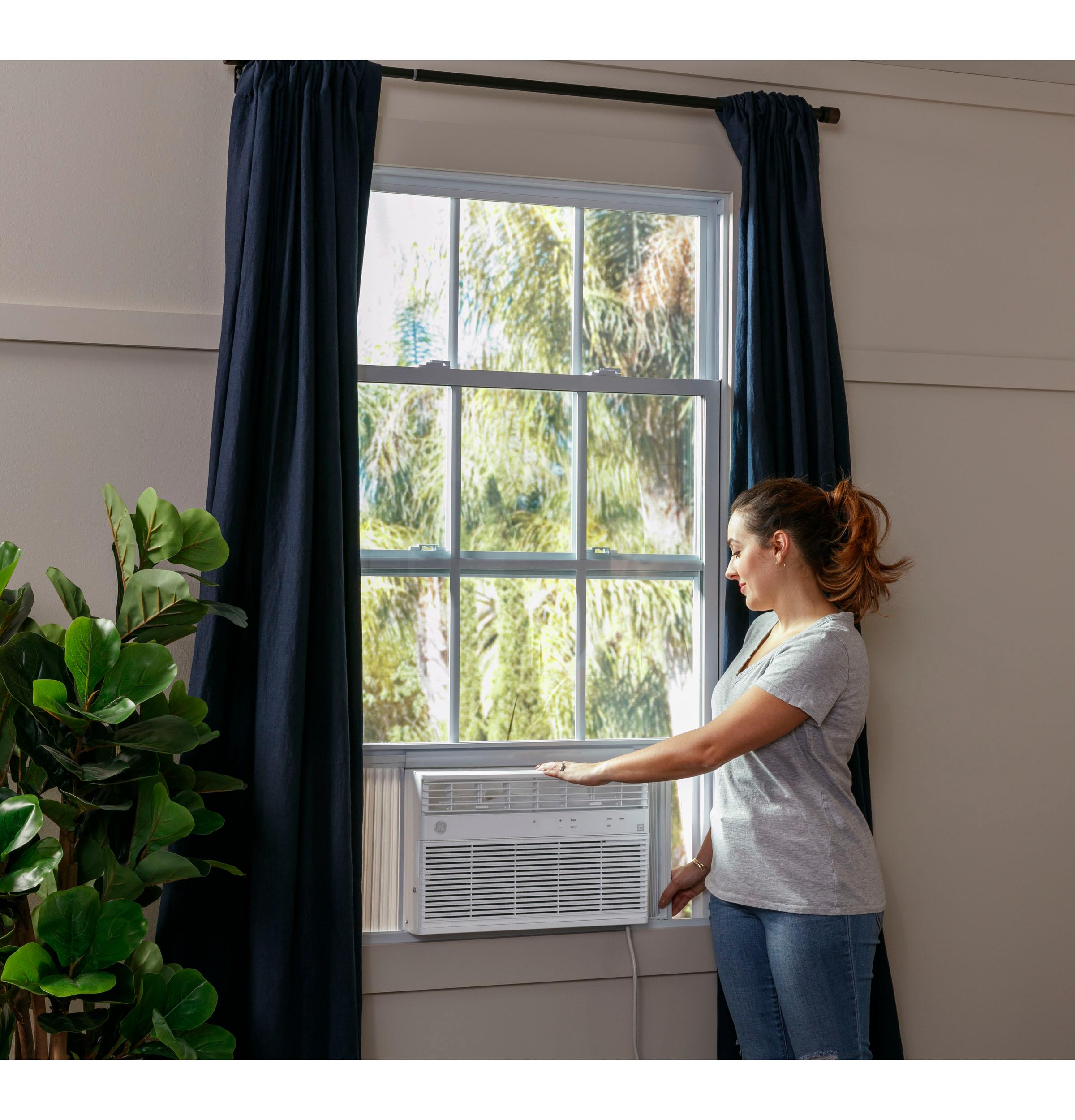 Ge Appliances AHEK12AC Ge® Energy Star® 12,000 Btu Smart Electronic Window Air Conditioner For Large Rooms Up To 550 Sq. Ft.