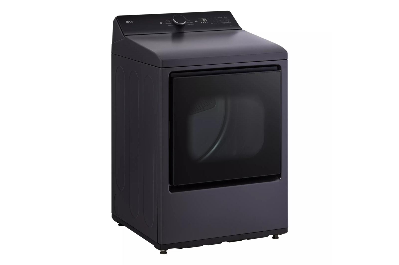 Lg DLE8400BE 7.3 Cu. Ft. Ultra Large Capacity Rear Control Electric Dryer With Lg Easyload™ Door And Ai Sensing