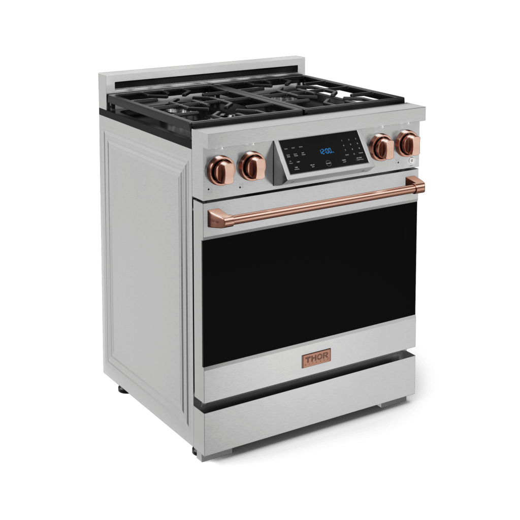 Thor Kitchen RSG30RSG 30 Inch Professional Gas Range With Tilt Panel Touch Control In Stainless Steel/Rose Gold Gordon Ramsay Series - Rsg30-Rsg