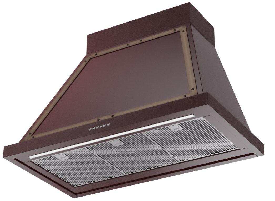 Ilve UANB36BUB Nostalgie 36 Inch Burgundy Wall Mount Range Hood