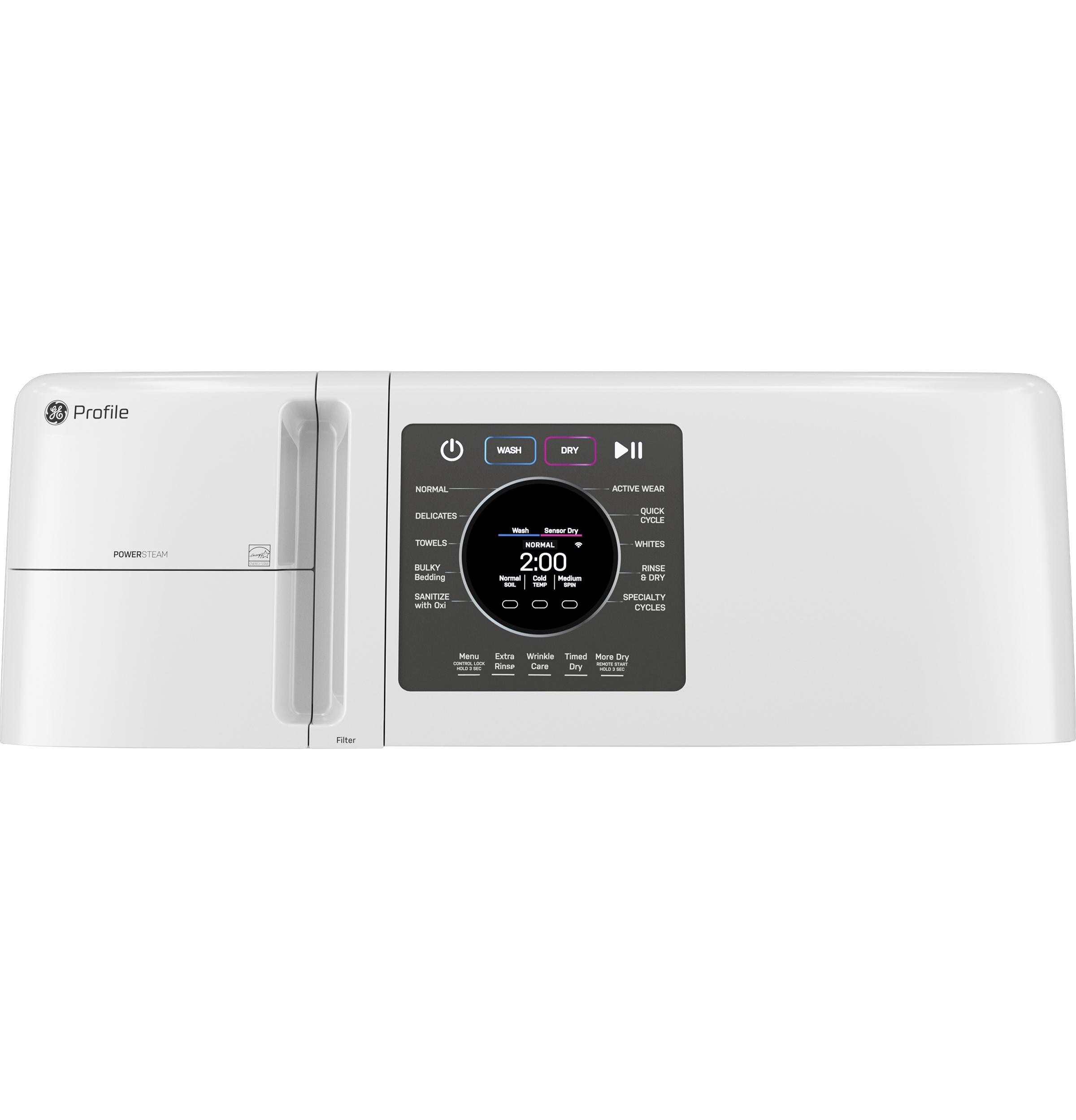 Ge Appliances PFQ83HSSWWW Ge Profile™ Energy Star® 4.6 Cu. Ft. Capacity Ultrafast Combo With Ventless Inverter Heat Pump Technology Washer/Dryer