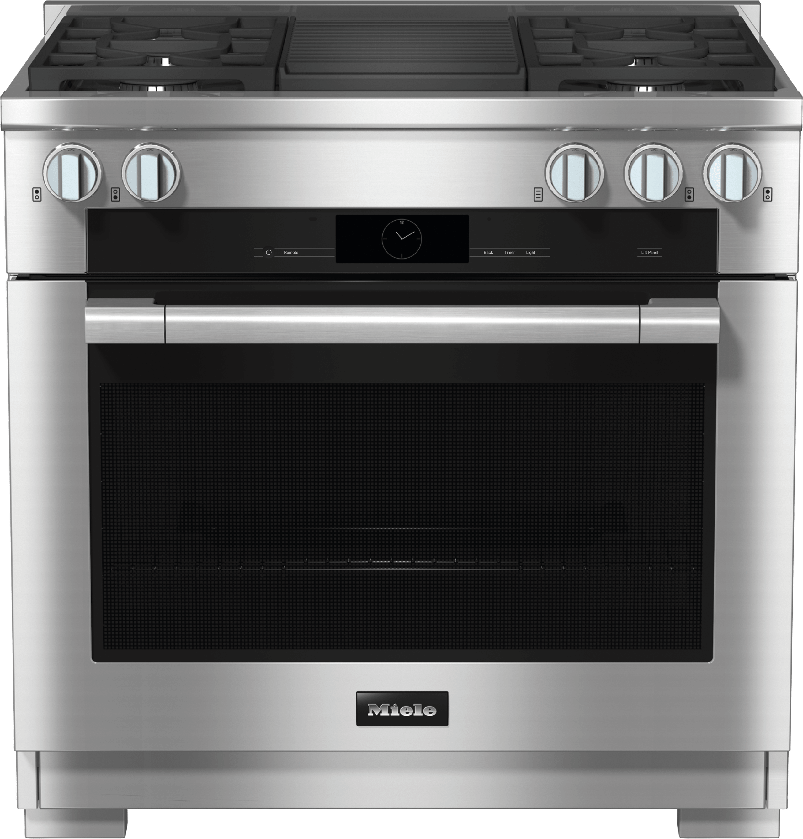 Miele HR19353GDFGR Hr 1935-3 G Df Gr - 36" Range - The Dual Fuel All-Rounder With M Touch For The Highest Demands.
