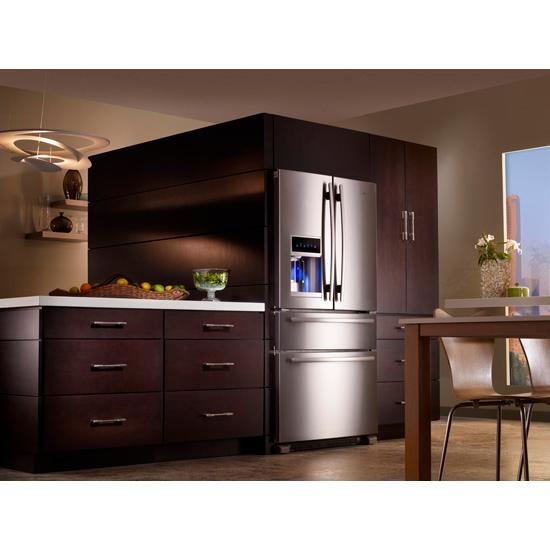 Jennair JFX2597AEP Standard-Depth French Door Refrigerator With External Dispenser, 69