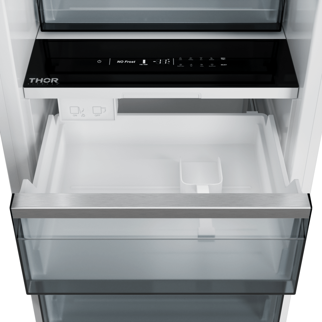 Thor Kitchen XRF24CFZSS Thor Kitchen 24-Inch Built-In Freezer Column, Panel Ready - Xrf24Cfz-Ss
