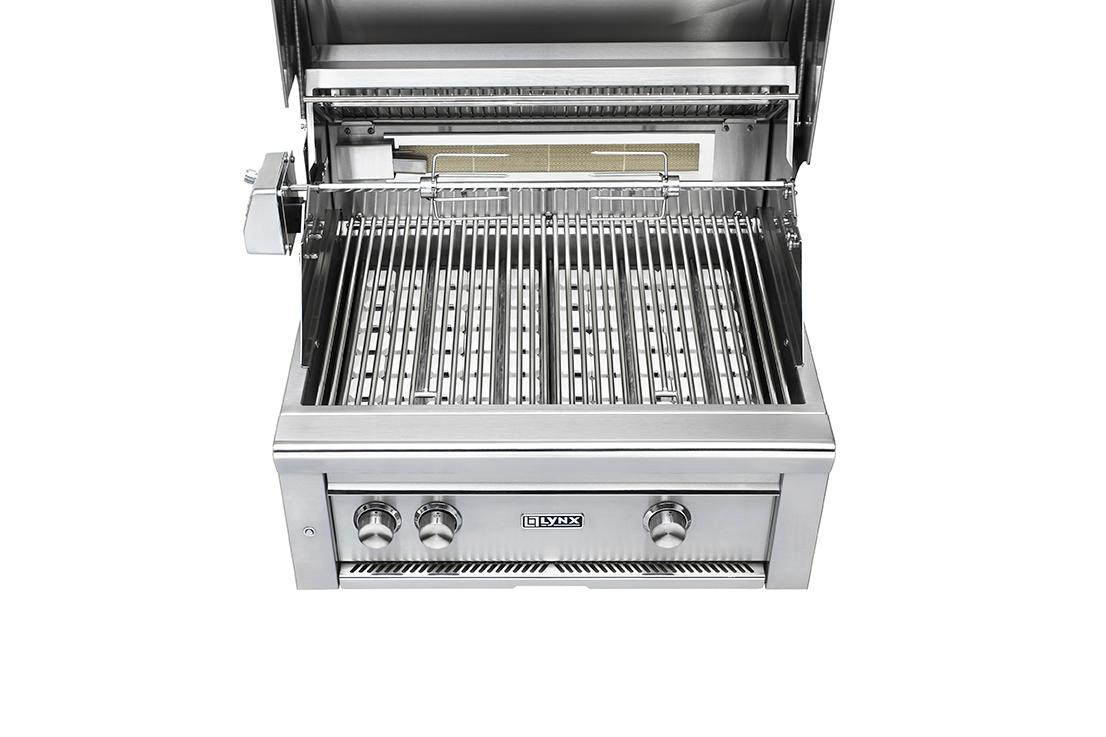 Lynx L30R3SING 30" Built-In Grill W/ Rotisserie - Sierra