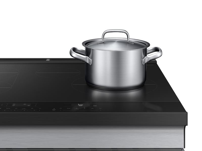 Samsung NSI6DG9300SR Bespoke 6.3 Cu. Ft. Smart Slide-In Induction Range With Anti-Scratch Glass Cooktop & Air Fry In Stainless Steel