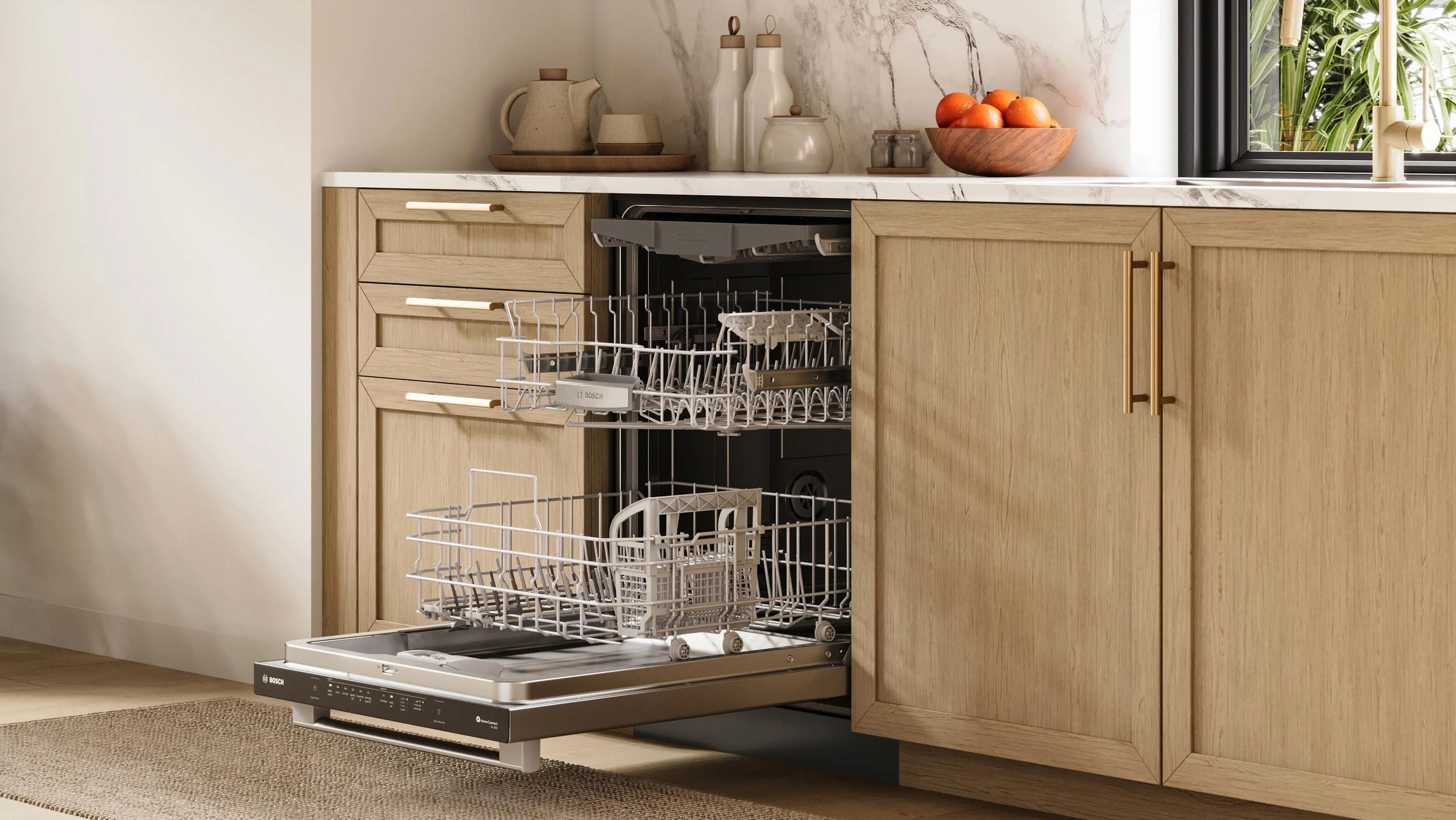 Bosch SHX65DM5N 500 Series, Built-Under Dishwasher, 24'', Brushed Steel Anti-Fingerprint