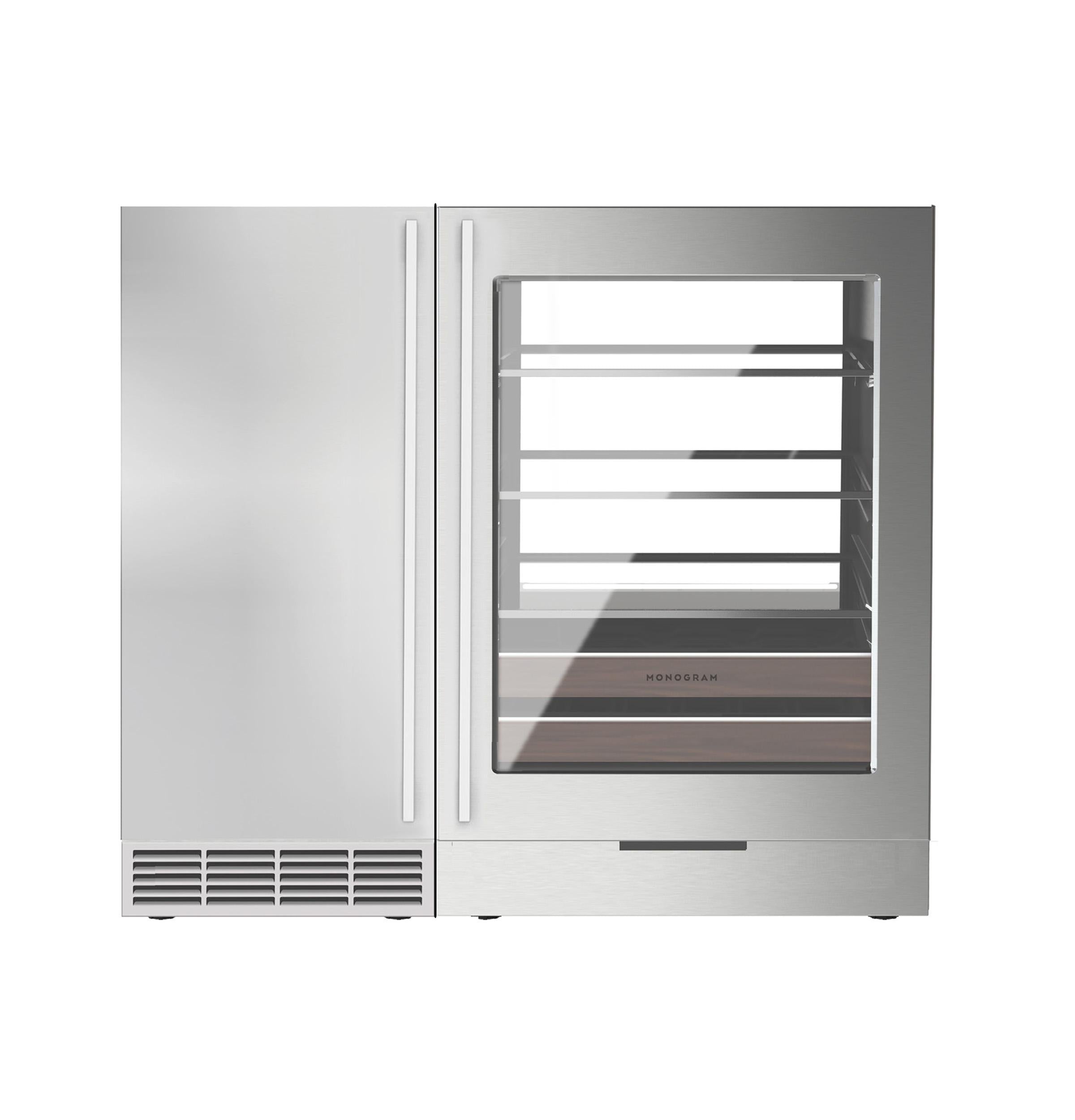 Monogram ZKAW Monogram Undercounter Refrigeration Side By Side Install Unification Kit