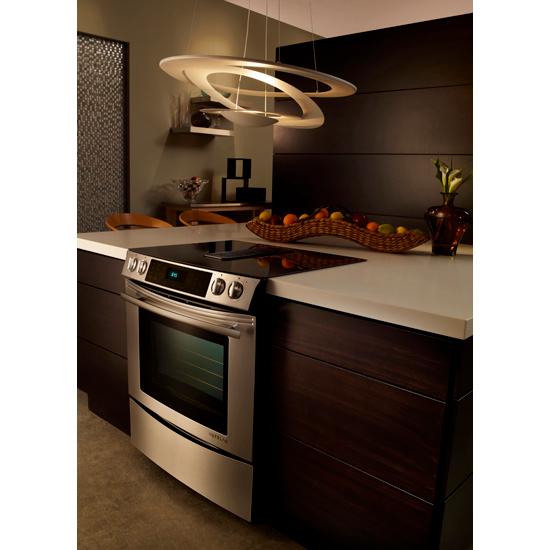 Jennair JES9800CAB Slide-In Electric Downdraft Range With Convection, 30"