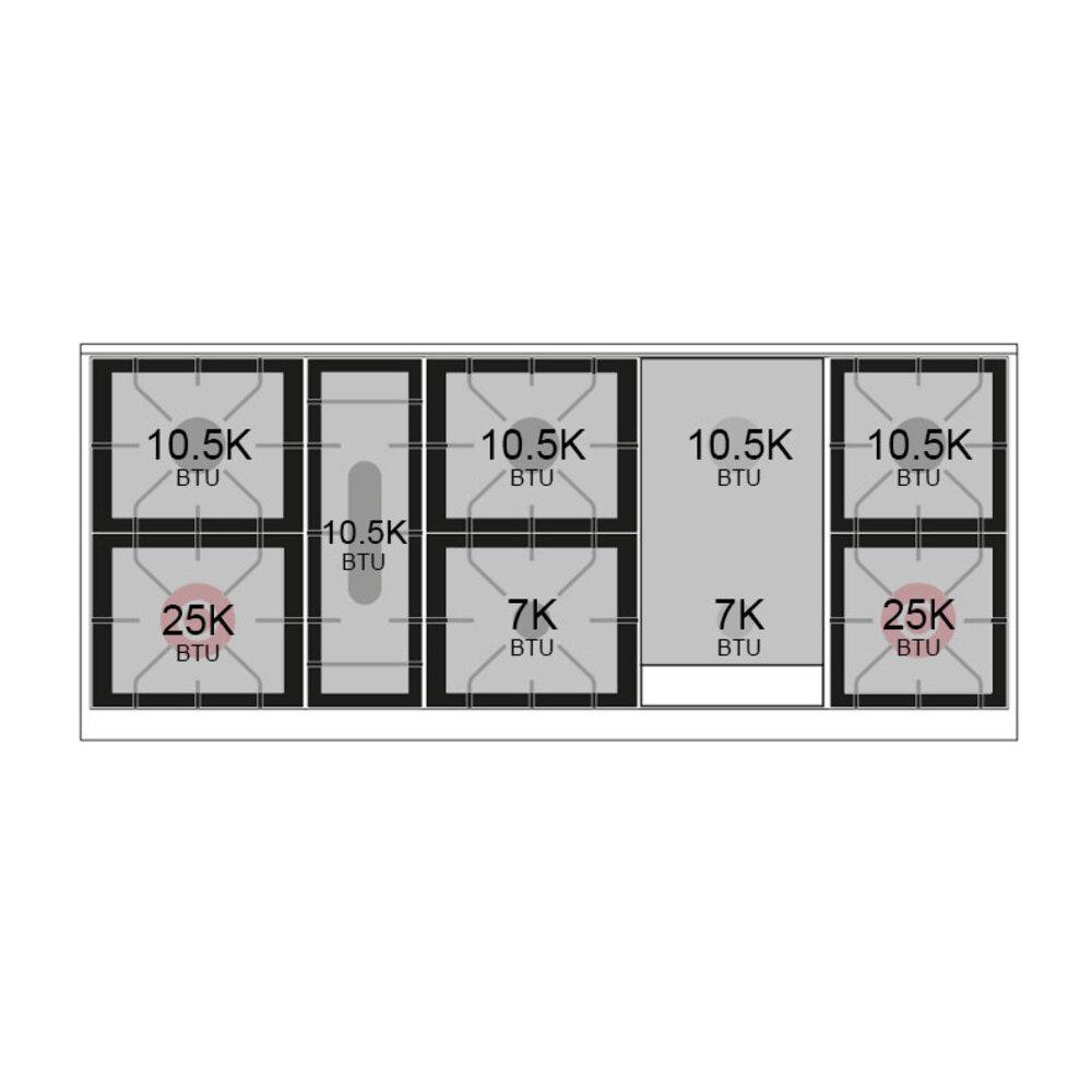 Ilve UN60FQNMPWHG Ilve Un60Fqnmpwhg Nostalgie Ii Noblesse 60" Dual Fuel Range (9 Sealed Burners + Griddle, Natural Gas, Solid Door, White, Brass)