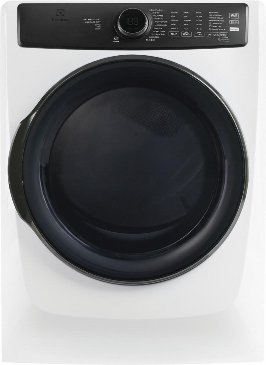 Electrolux ELFE7738AW Electrolux Front Load Perfect Steam™ Electric Dryer With Balanced Dry™ And Instant Refresh - 8.0 Cu. Ft.