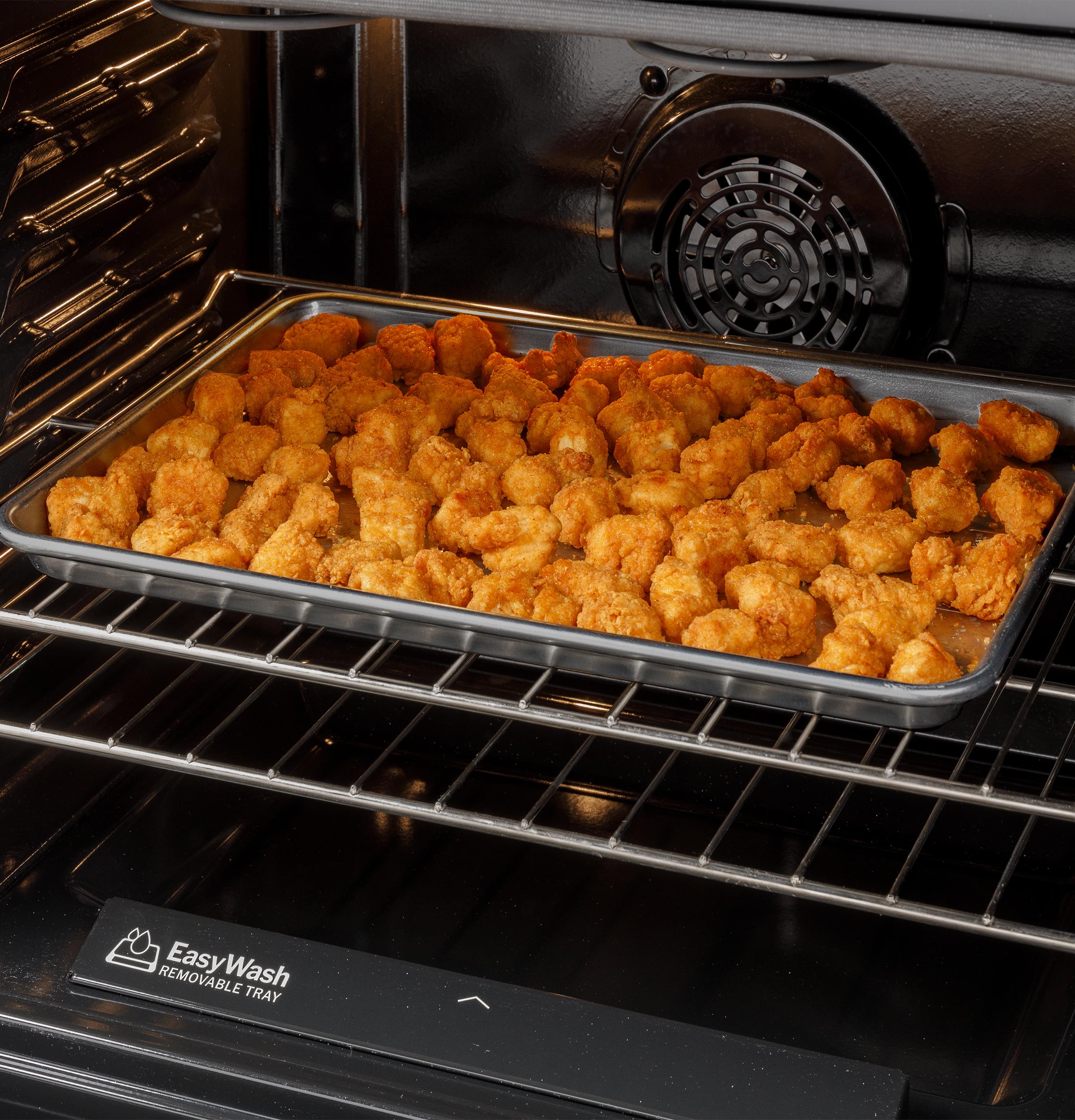 Ge Appliances GGS600AVES Ge® 30" Slide-In Front-Control Convection Gas Range With No Preheat Air Fry And Easywash™ Oven Tray