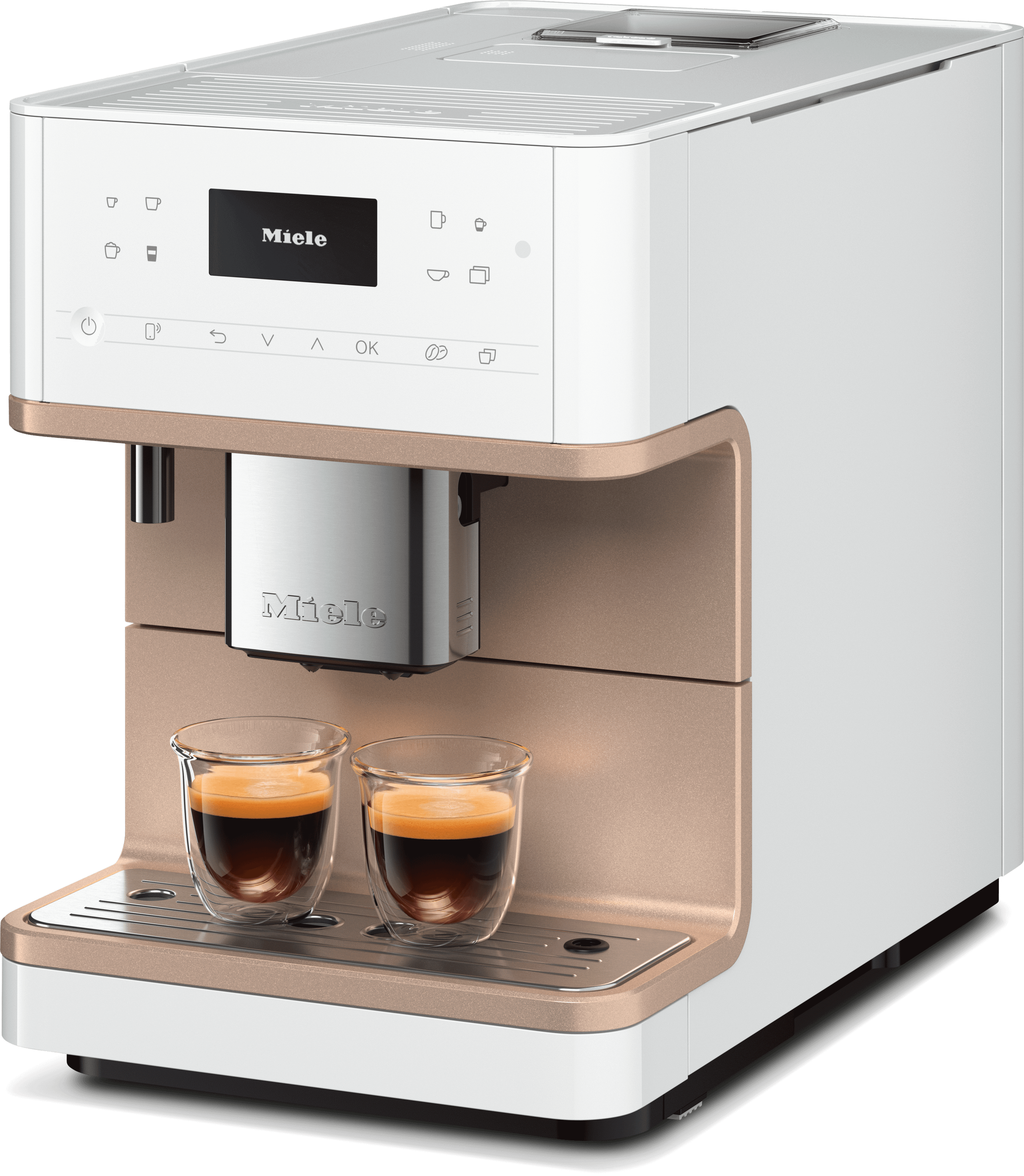 Miele CM6360LW Cm 6360 Milkperfection Lotus White-Cm - Countertop Coffee Machine With Wifi Conn@Ct, High-Quality Milk Container, And Many Specialty Coffees.