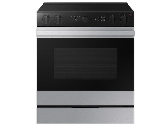 Samsung NSE6DG8502SR Bespoke 6.3 Cu. Ft. Smart Slide-In Energy Star® Certified Electric Range With Air Fry In Stainless Steel