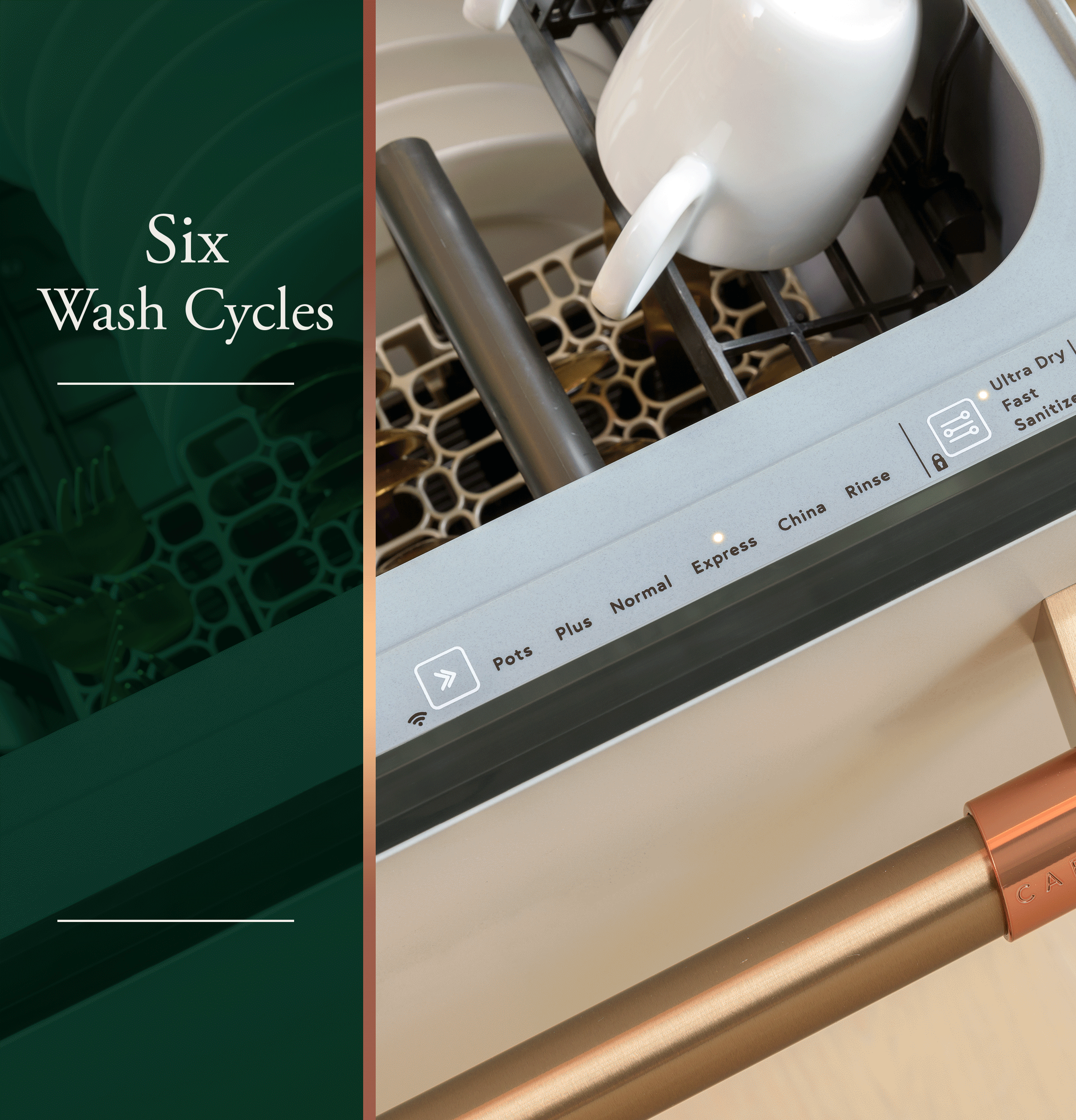 Cafe CDD220P4WW2 Café™ Energy Star Smart Single Drawer Dishwasher