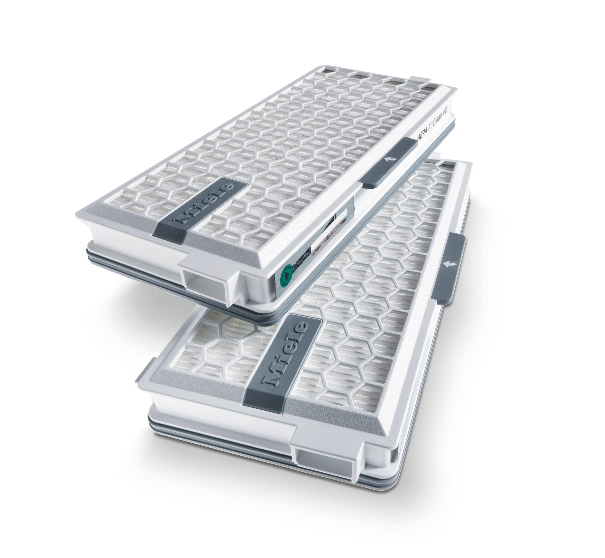 Miele SFHA502 Xl Pack Hepa Airclean Filter - Twin Pack - For Two Years Of Clean Air